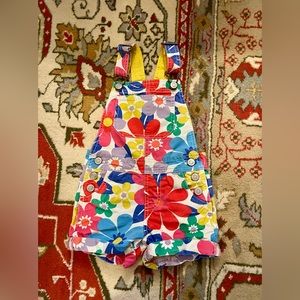 Mini Boden Retro Overall Shorts